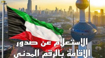 استعلم الآن.. تعرف على طريقة الاستعلام عن صدور الإقامة بالرقم المدني الكويت والشروط اللازمة 