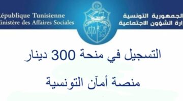 شروط وخطوات التسجيل في منحة 300 دينار تونسي.. وزارة الشؤون الاجتماعية التونسية توضح