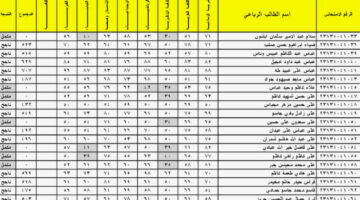 رابط رسمي.. نتائج الثالث المتوسط الدور الأول 2024 العراق بالرقم الامتحاني