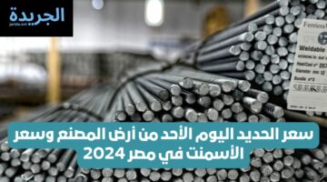 يرتفع اليوم 316 جنية.. سعر الحديد اليوم الأحد من أرض المصنع والأسمنت في مصر 2024